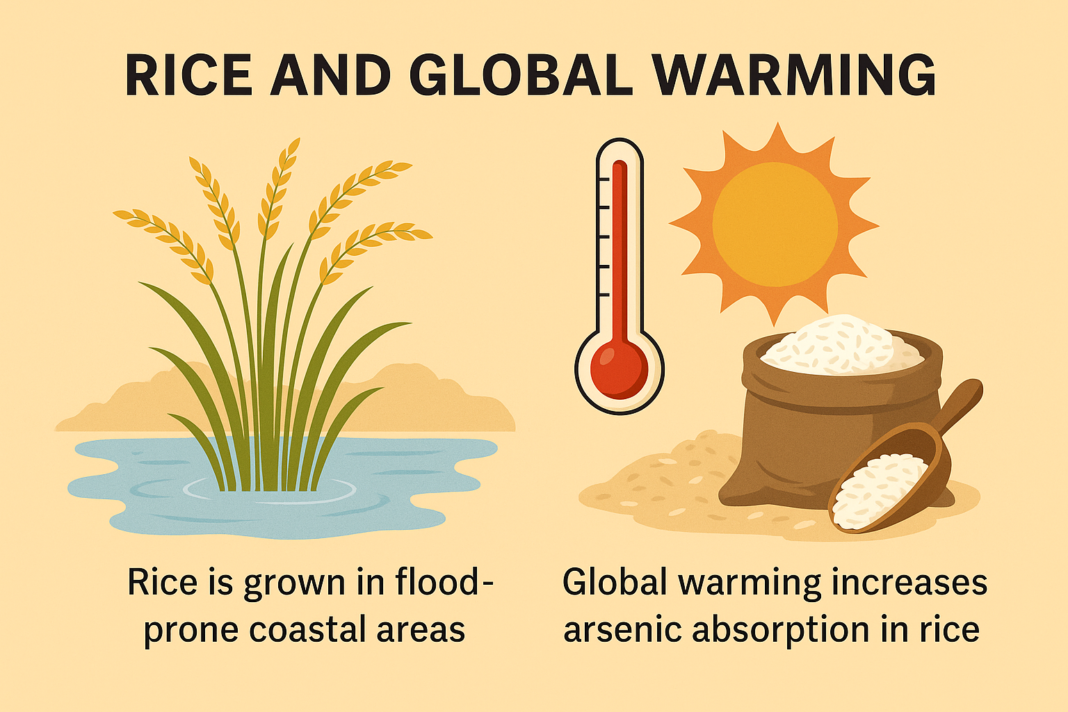 The Silent Danger in Your Rice Arsenic, Global Warming, and Health Risks